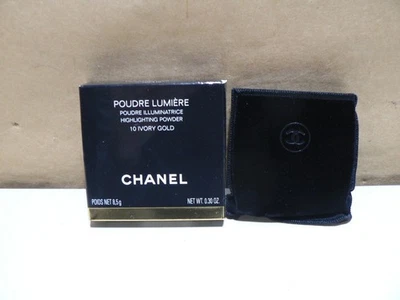 Chanel Poudre Lumiere Highlighting Powder 10 Ivory Gold 8.5g New in Box - Image 1 of 4