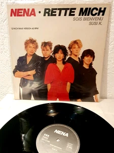 Maxi Single NENA-RETTE MICH-1984 CBS Rec.# 12.4180 Made in Holland +Sammelhülle - Imagen 1 de 3