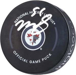Mark Scheifele Winnipeg Jets Signed Official Game Puck - Picture 1 of 3