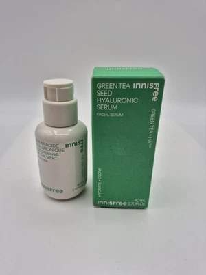 Suero facial hialurónico con semillas de té verde Innisfree hidratado + brillo 2,70 OZ nuevo Foto 1 de 4
