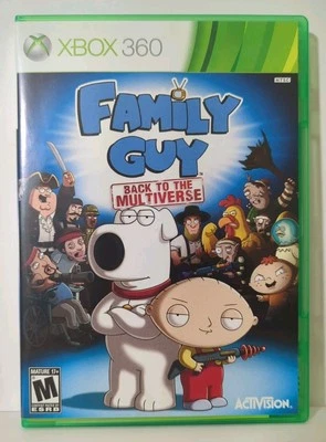 Family Guy: Back to the Multiverse (Microsoft Xbox 360, 2012) en caja original Foto 1 de 4