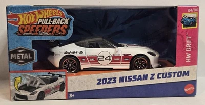 Hot Wheels Pull-Back Speeders Diecast 2023 Nissan Z Custom CAJA DAÑADA POR AGUA  Foto 1 de 4