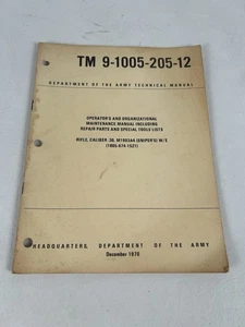 1970 Technical Manual TM 9-1005-205-12 w Parts & Tools List - Bild 1 von 5