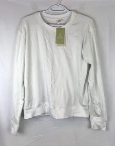 Alternative Women’s White Long Sleeve Sweatshirt Size XL - Picture 1 of 3