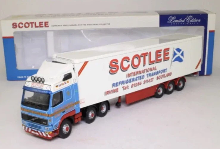 Corgi 1:50 CC12420 Volvo FH Globetrotter Fridge Trailer Scotlee New Boxed - Image 1 of 1