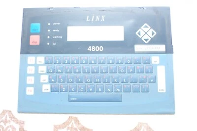 202543 LINX 4800 INKJET PRINTER KEYPAD -- P202543 - Image 1 of 4