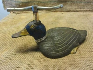 RARE! Vintage Cast Iron Brass Duck Lawn Sprinkler Antique Old Goose Geese 10270 - Picture 1 of 1