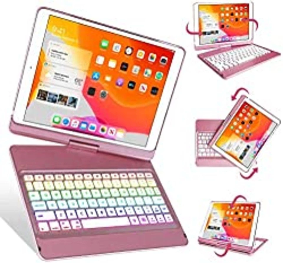 360° Rotation Touchpad Protective Keyboard Case for iPad Pro 12.9-Inch 2018/2020 - Image 1 of 2