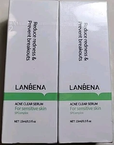 (2) LANBENA Acne Clear Serum für empfindliche Haut SP Komplex Gesichtsserum 15 ml pro Stück - Bild 1 von 5