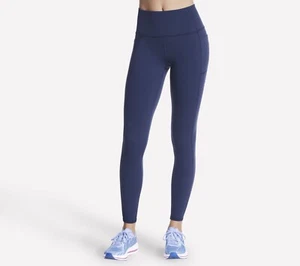 Skechers Women's Go Walk High Waisted Legging, Blue, M - Picture 1 of 5