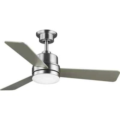 Progress Trevina II 44 in LED Brushed Nickel Ceiling Fan w/ Light & Remote  - Image 1 of 4