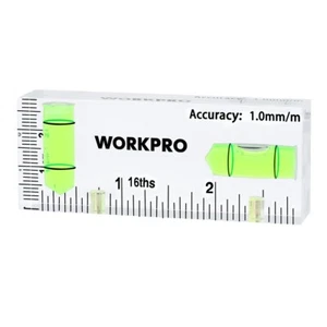 WORKPRO Small Level 3-Inch Mini Level Tool Magnetic Level 2 Bubbles 90°/180° USA - Picture 1 of 10