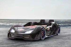 Autobett GT 999 Extreme Schwarz Vollausstattung mit zu öffnenden Türen Rücklehne - Bild 1 von 12
