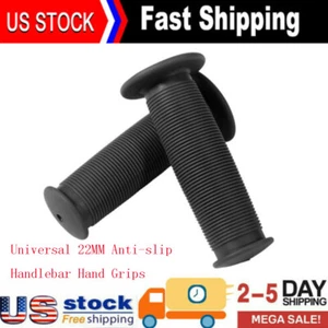 Mountain Bike Grips Non-Slip Bicycle Handlebar Rubber Handle 22mm - Picture 1 of 7