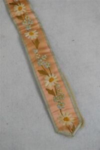suspenders braces mens silk embroidered hand made rare 19th c original antique