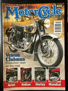 The Classic Motorcycle Magazine February 1994 Cover: Venom Clubman 2422 - Imagen 1 de 2