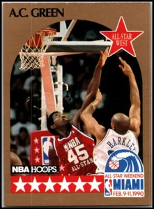 1990-91 NBA Hoops #17 A.C. Green - All-Star FREE SHIPPING! - Picture 1 of 2