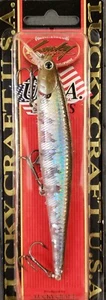 Lucky Craft Slender Pointer 127 MR .20gr. 1.8 m. Suspending. 722 Zebra ms ghost - Picture 1 of 7