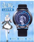 Anime Re:Zero Rem Cosplay LED Waterproof Watch Student Wristwatch Xmas Gifts