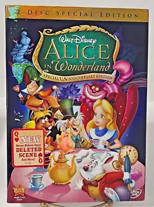Alice In Wonderland 2-Disc Special Un-Anniversary Edition DVD 2010 - Imagen 1 de 6
