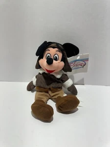 Vintage - Der Disney Store - Pilot Mickey Sitzsack Plüschpuppe Luftfahrt Flug - Bild 1 von 5