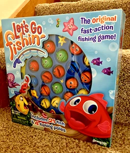 Nuevo juego Let's Go Fishin' de Pressman - El juego original de pesca de acción rápida - Imagen 1 de 2