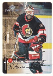 1998-99 Upper Deck MVP Hockey Silver Script #140 Damian Rhodes Ottawa Senators