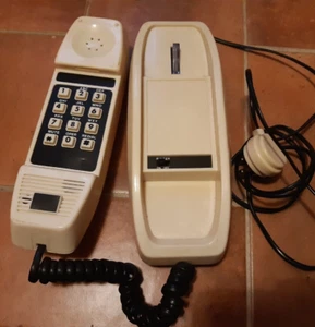 TELEFONO FISSO A TASTI DA PARETE - VINTAGE (DA TESTARE NON VERIFICABILE) - Photo 1/3