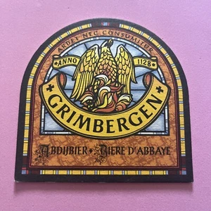 SOTTOBICCHIERE BIRRA VINTAGE COLLEZIONE Anno 1128 Grimbergen - Foto 1 di 2