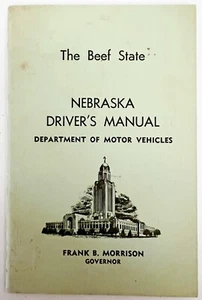 1961-67 State of Nebraska Driver's Manual DMV Handbook - Governor Frank Morrison - Bild 1 von 10