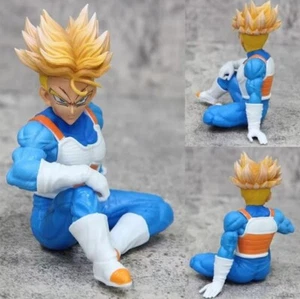 Personaggio Trunk Futuro Sayan Seduto Giocattolo Dragon Ball IN Collezione 14cm - Foto 1 di 12
