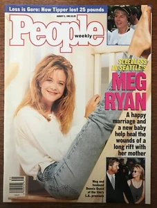 Meg Ryan - People magazine - August 2, 1993, Tupac Shakur, Larry Flynt, JFK Jr. - Picture 1 of 13