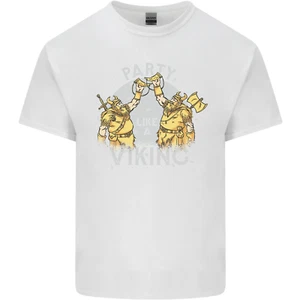 Fiesta Como Un Vikingo Thor Odín Valhalla Camiseta De Algodón Para Hombre - Imagen 1 de 104
