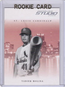 YADIER MOLINA ROOKIE CARD Studio Baseball St. Louis Cardinals MLB RC - Picture 1 of 2
