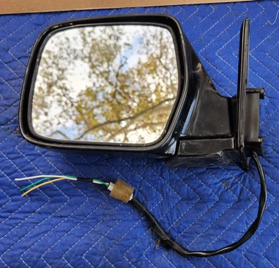 Espejo retrovisor izquierdo negro para puerta del conductor Lexus LX450 90-97 1996-1997 Land Cruiser LH fabricante de equipos originales Foto 1 de 4