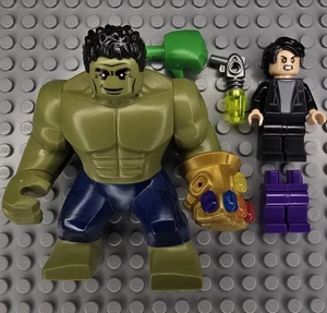 Lego Marvel Super Heroes Minifigure SH0577 SH0408 Hulk Bruce Banner Rivals - Picture 1 of 1