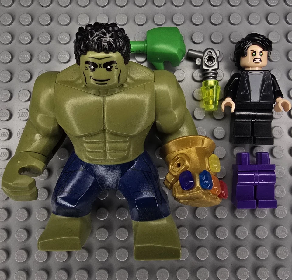 Lego Marvel Super Heroes Minifigure SH0577 SH0408 Hulk Bruce Banner Rivals - Image 1 of 1