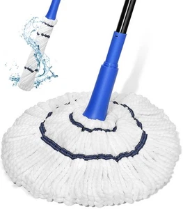 Self Wringing Twist Mop for Floor Cleaning, Microfiber Mop with Wringer Long ... - Picture 1 of 7