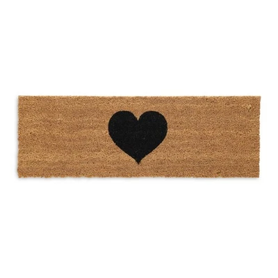 Fußmatte Kokos Fußabtreter Kokosmatte Schmutzfangmatte Kokosfußmatte außen Herz - Bild 1 von 4