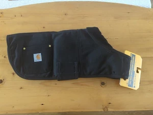 NEW Carhartt Firm Duck Insulated Dog Chore Coat Jacket Medium Black 3 Warm Rated - Picture 1 of 7
