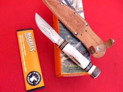 Cuchillo de ciervo/ciervo hoja fija Canbles Gladstone EE. UU. 1998 Club como nuevo en caja Foto 1 de 4