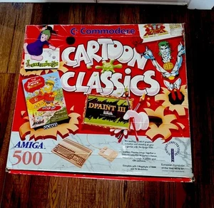 Commodore Amiga 500 Cartoon Classics Pack -Boxed Working - Afbeelding 1 van 9