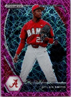 Prizm Draft Picks 2021 Dylan Smith Pink Velocity Prizm Rookie RC #PDP74 Tigers Foto 1 de 2