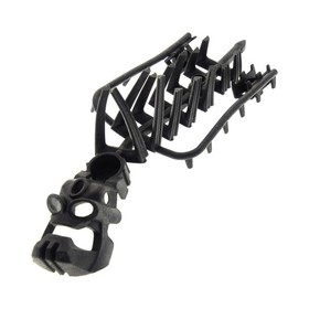 1x Lego Bionicle Figure Mask Black Piraka Reidak Flexible Skeleton 8900 54270