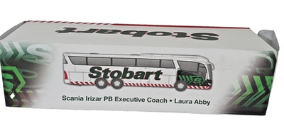 Atlas Editions 1:76 Scania Irizar PB Coach Laura Abby Eddie Stobart Ltd 4649114. - Image 1 of 4