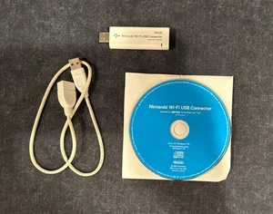 Nintendo Wii DS Wi-Fi USB Connector NTR-010 w Cable & Disc! ~ Works Great! - Foto 1 di 4