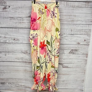 Pantalone donna cargo Monica Arguedas stampa floreale piccolo - Foto 1 di 5