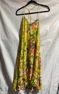 Plenty by Tracy Reese gelbes Maxikleid mit Blumenmuster Damengröße Small - Bild 1 von 13