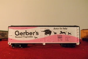 Vagón de carga de tren HO, verduras coladas Gerber's, G.S.V.X. 1001 - Imagen 1 de 4