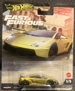 2025 HOT WHEELS FAST & FURIOUS LAMBORGHINI GALLARDO LP 570-4 SUPERLEGGERA GOLD - Picture 1 of 4